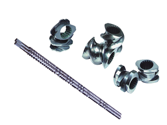 Co-rotating Twin-screw and Barrel for Extruders