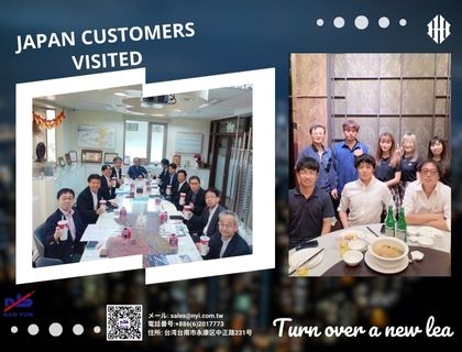 Both new and existing Japanese customers are visiting!