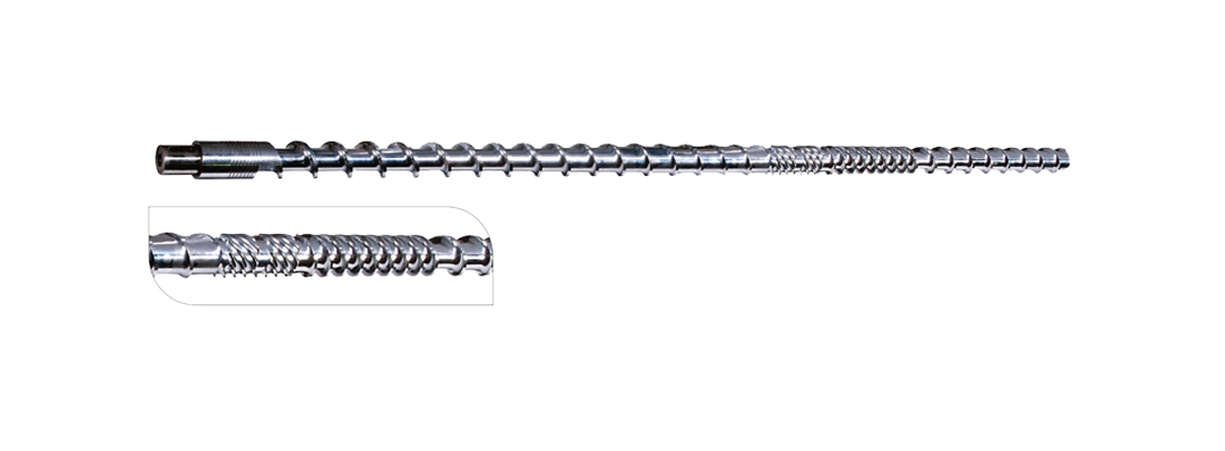 The detail of extruder screw for pellet extruder machine