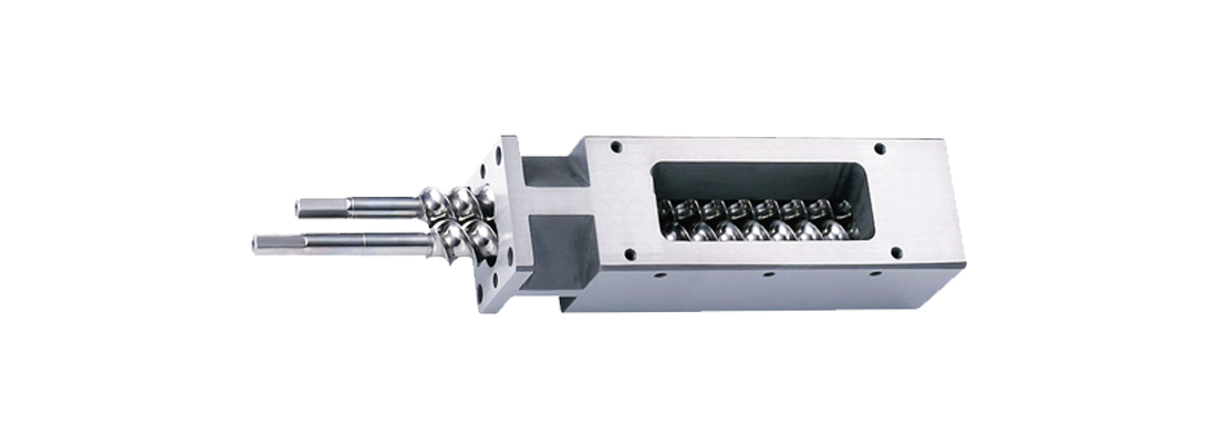 Screw and barrel for co-rotating twin screw extruder